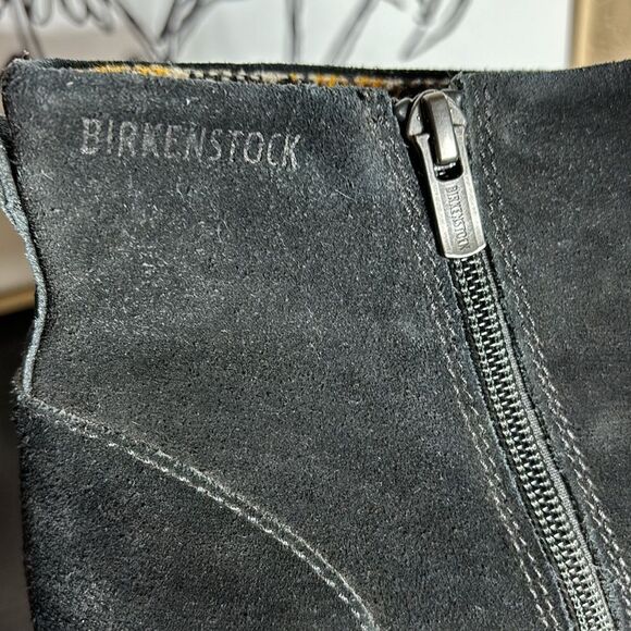 Birkenstock women’s melrose boots black suede 41L side zipper - Picture 6 of 8